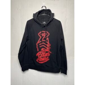 The Weekend After Hours XO Hoodie Black Size Small Red Neon